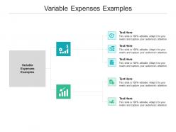 Variable expenses examples ppt powerpoint presentation backgrounds cpb