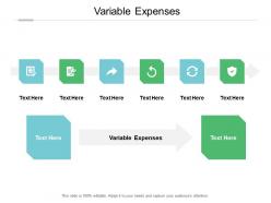 Variable expenses ppt powerpoint presentation inspiration layouts cpb