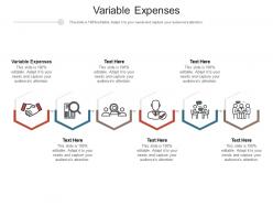 Variable expenses ppt powerpoint presentation styles elements cpb