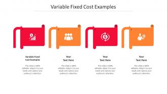 Variable Fixed Cost Examples Ppt Powerpoint Presentation Infographic Template Cpb