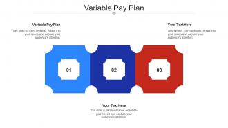 Variable Pay Plan Ppt Powerpoint Presentation Pictures Background Cpb