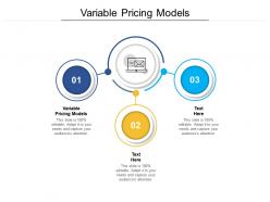 Variable pricing models ppt powerpoint presentation outline layouts cpb