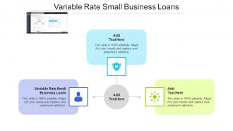 Variable Rate Small Business Loans In Powerpoint And Google Slides