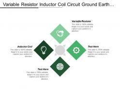 Variable resistor inductor coil circuit ground earth installation problem