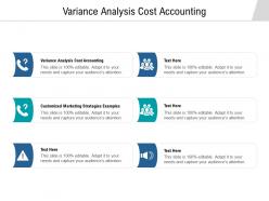 Variance analysis cost accounting ppt powerpoint presentation model structure cpb