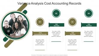 Variance Analysis Cost Accounting Records In Powerpoint And Google Slides Cpb