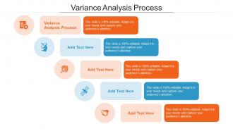 Variance Analysis Process Ppt Powerpoint Presentation Slides Gallery Cpb