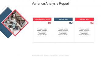 Variance Analysis Report In Powerpoint And Google Slides Cpb