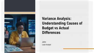 Variance Analysis Understanding Causes Of Budget Vs Actual Differences PPT Slides AT