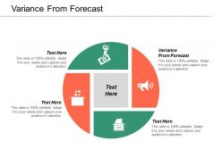Variance from forecast ppt powerpoint presentation gallery backgrounds cpb