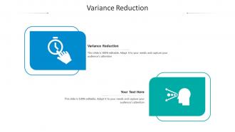 Variance reduction ppt powerpoint presentation layouts gridlines cpb