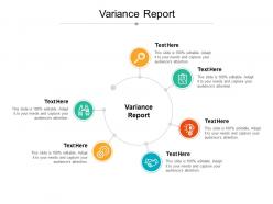 Variance report ppt powerpoint presentation file files cpb