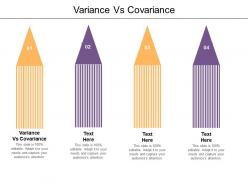 Variance vs covariance ppt powerpoint presentation show icons cpb