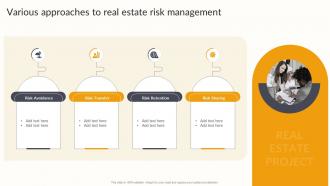 Various Approaches To Real Estate Risk Management Effective Risk Management Strategies