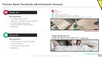 Various Basic Facebook Advertisement Formats Social Media Advertising To Enhance Brand Awareness