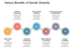 Various benefits of gender diversity
