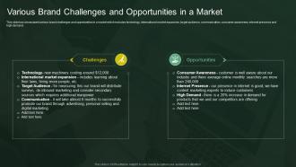 Various Brand Challenges And Opportunities In A Market