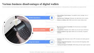 Various Business Disadvantages Of Unlocking Digital Wallets All You Need Fin SS