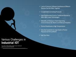 Various Challenges In Industrial Iot