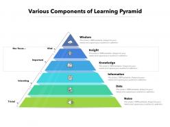 Various components of learning pyramid