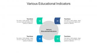 Various educational indicators ppt powerpoint presentation styles inspiration cpb