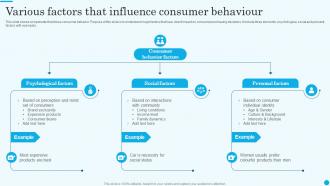 Various Factors That Influence Consumer Behaviour