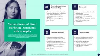 Various Forms Of Direct Marketing Campaigns Detailed Guide To Mass Marketing MKT SS V