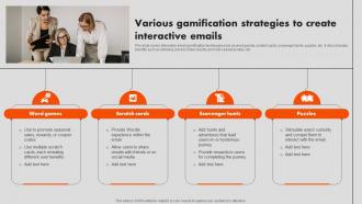 Various Gamification Strategies To Create Interactive Emails Interactive Marketing