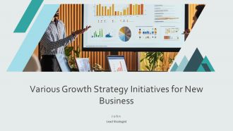 Various Growth Strategy Initiatives For New Business PPT Presentation AT