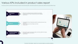 Various KPIs Included In Product Sales Report