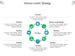 Various levels strategy ppt powerpoint presentation slides graphics tutorials cpb