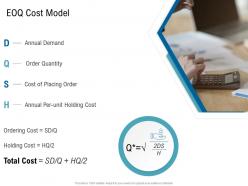 Various phases of scm eoq cost model ppt infographics