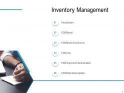 Various phases of scm inventory management ppt ideas