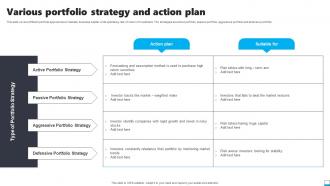 Various Portfolio Strategy And Action Plan