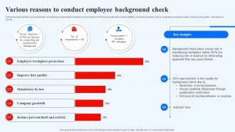 Various Reasons To Conduct Employee Background Check Recruitment Technology