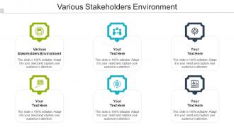 Various Stakeholders Environment Ppt Powerpoint Presentation Slides Files Cpb