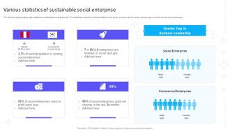 Various Statistics Of Sustainable Social Enterprise