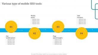Various Type Of Mobile Seo Tools Seo Techniques To Improve Mobile Conversions And Website Speed