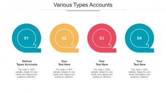 Various Types Accounts Ppt Powerpoint Presentation Outline Deck Cpb