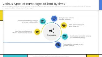 Various Types Of Campaigns Utilized By Firms Guide To Develop Advertising Campaign