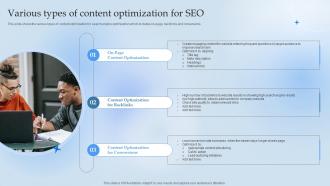 Various Types Of Content Optimization For SEO Leverage Content Marketing For Lead