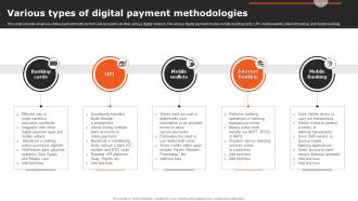 Various Types Of Digital Payment Methodologies