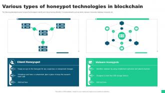Various Types Of Honeypot Technologies In Blockchain Guide For Blockchain BCT SS V