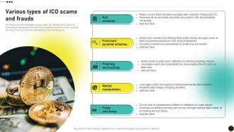 Various Types Of ICO Scams And Frauds Investors Initial Coin Offerings BCT SS V