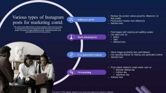 Various Types Of Instagram Posts For Marketing Digital Marketing To Boost Fin SS V Template Captivating