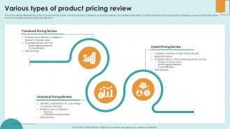 Various Types Of Product Pricing Review