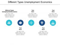 Various types of unemployment economics ppt powerpoint presentation gallery template cpb