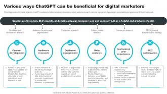 Various Ways ChatGPT Can Be Beneficial For Digital How ChatGPT Actually Work ChatGPT SS V