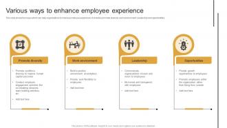 Various Ways To Enhance Employee Marketing Plan To Decrease Employee Turnover Rate MKT SS V