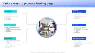 Various Ways To Promote Landing Page